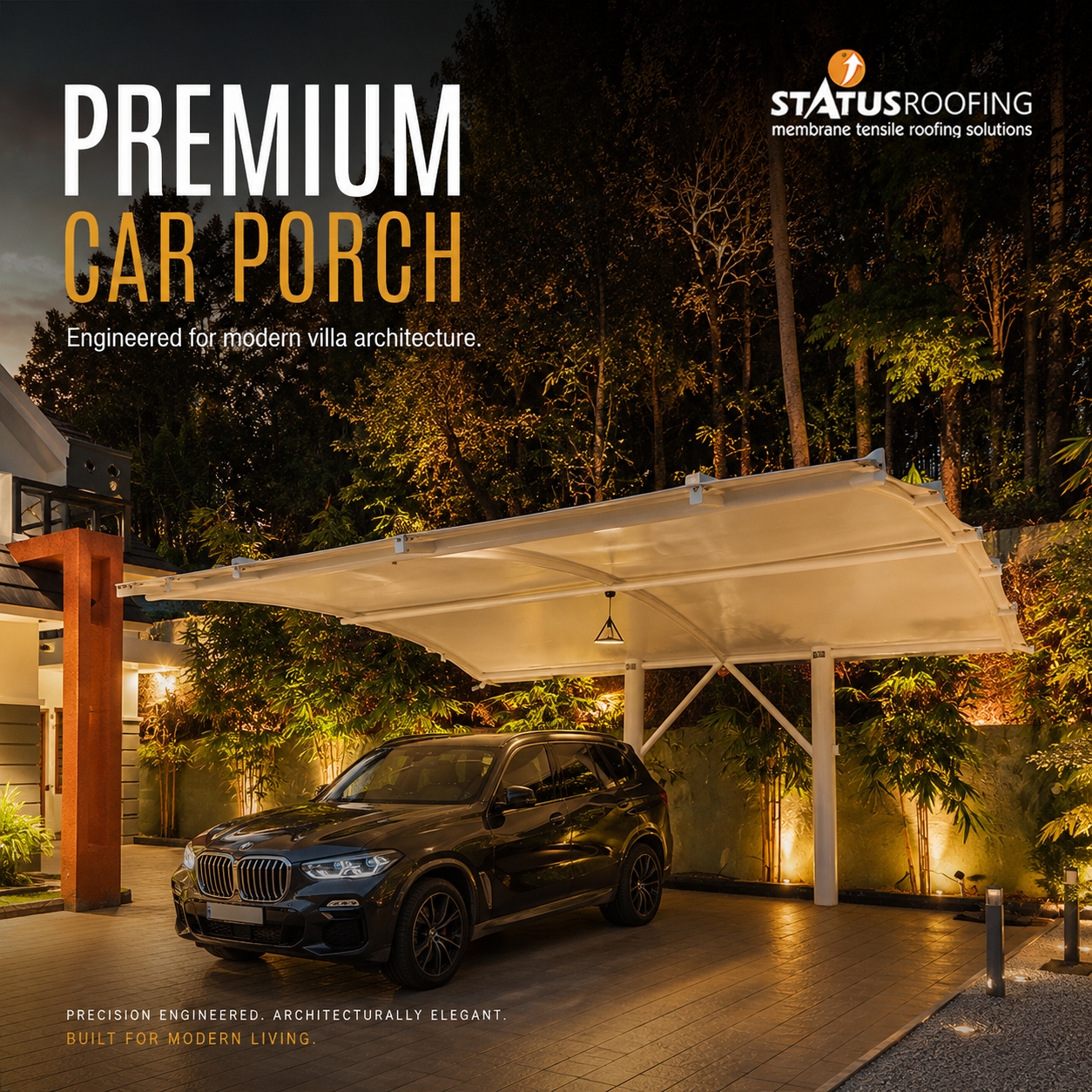 Premium Villa Double Car Porch Palakkad