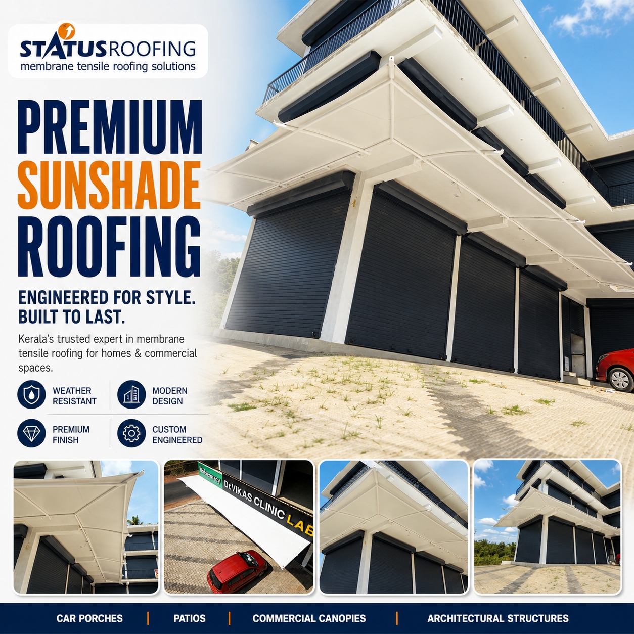 Premium Entrance Canopy Trivandrum